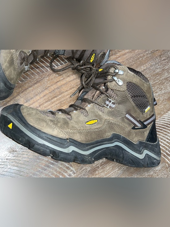 Keen Durand II Mid Men’s 10.5 Leather Waterproof Brown USA Made Hiking Boots main image 12